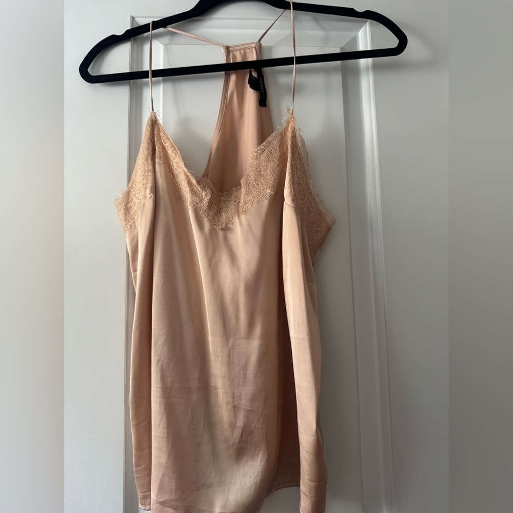 Forever 21 Blush Lace Satin Slip